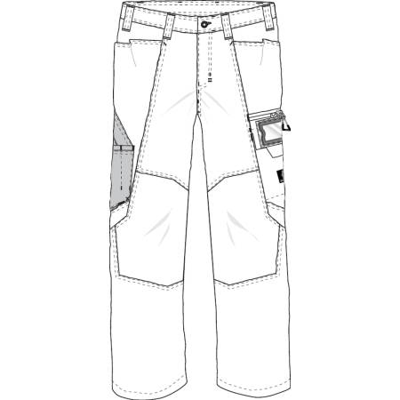 Super lekkie, ergonomiczne spodnie robocze na lato 18779
